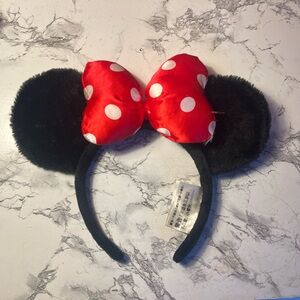 Disney classic Black and Red Minnie Ears Headband
